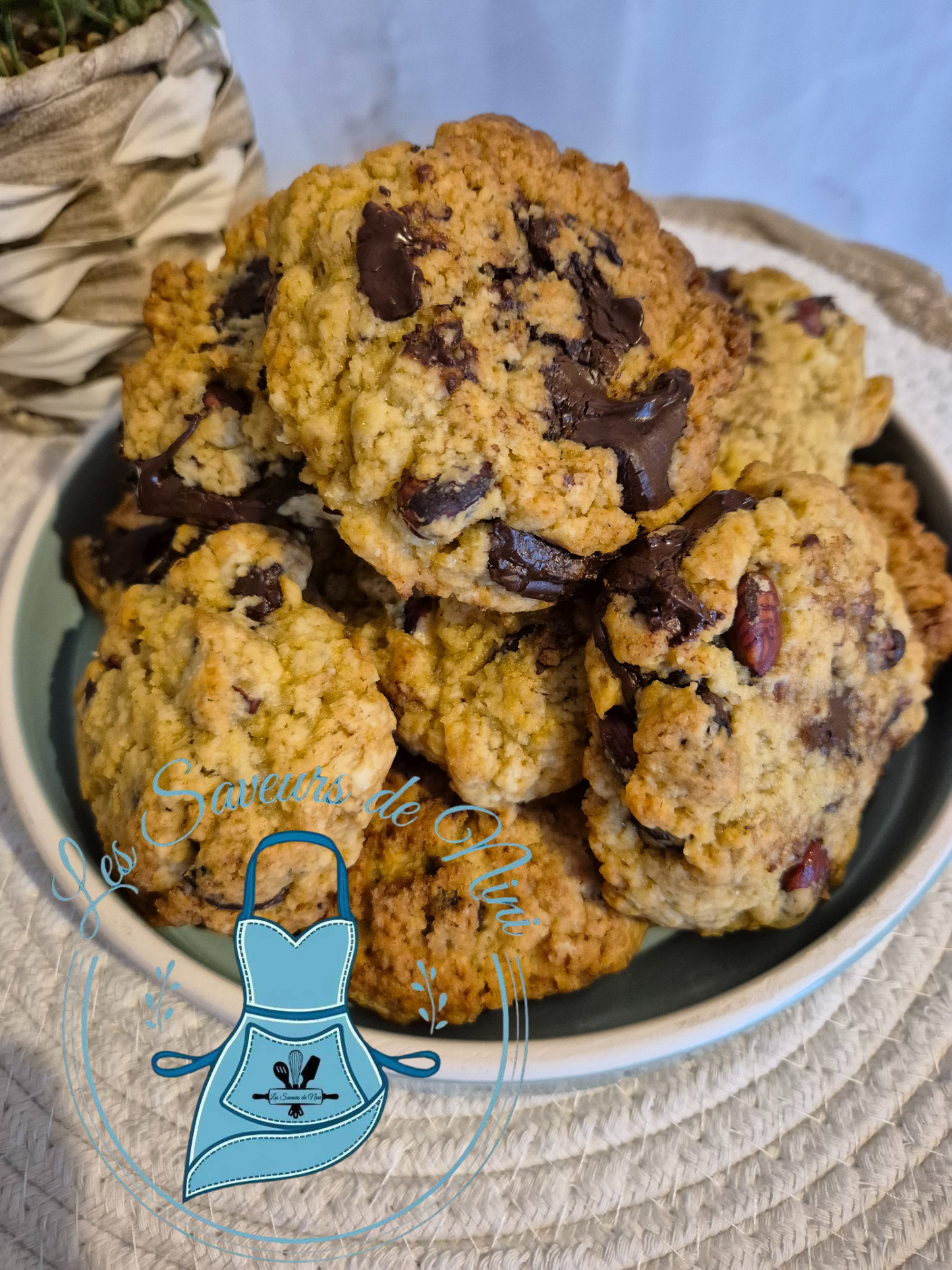 Cookies healthy chocolat-noisettes