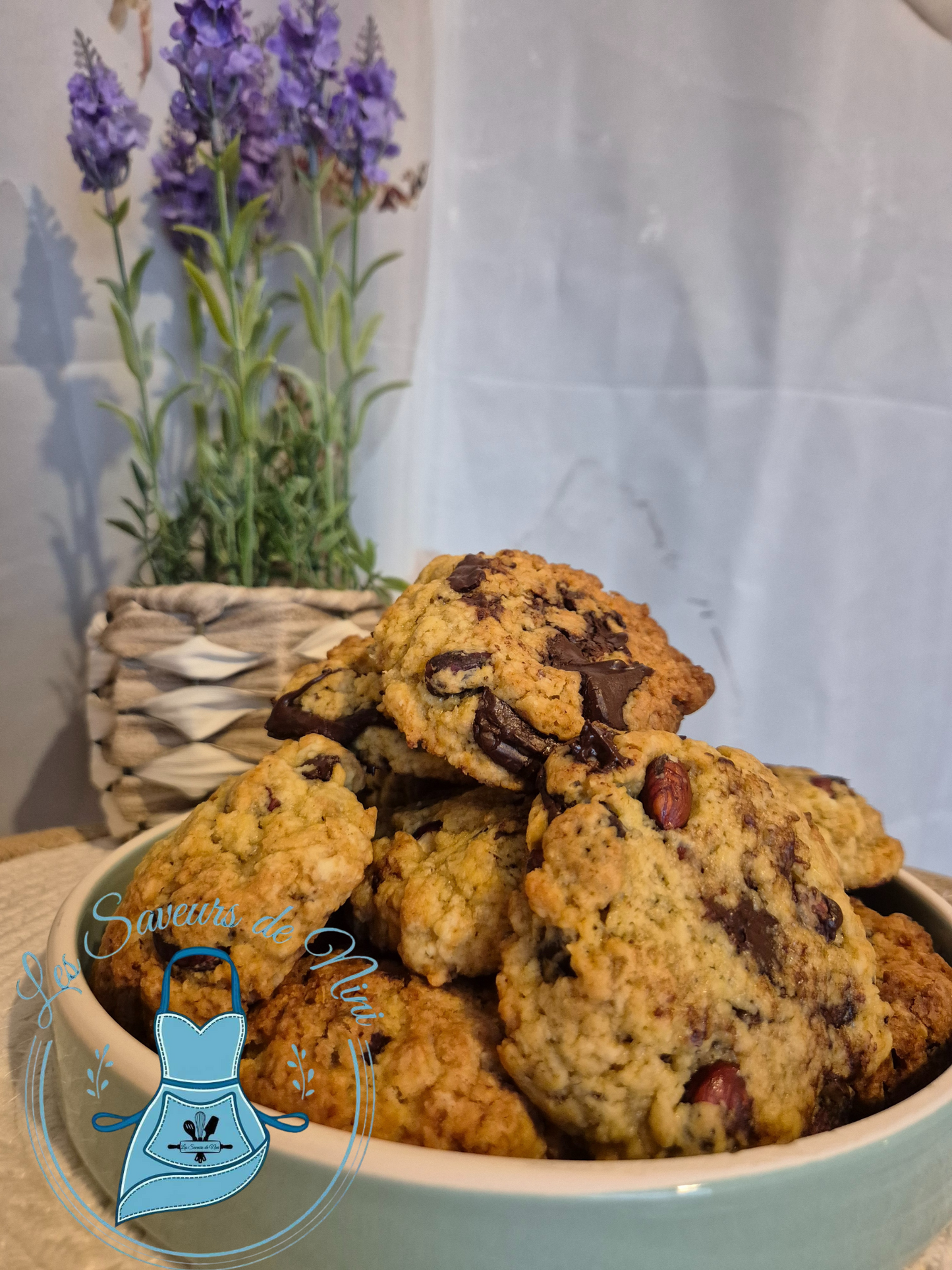 Cookies healthy chocolat-noisettes