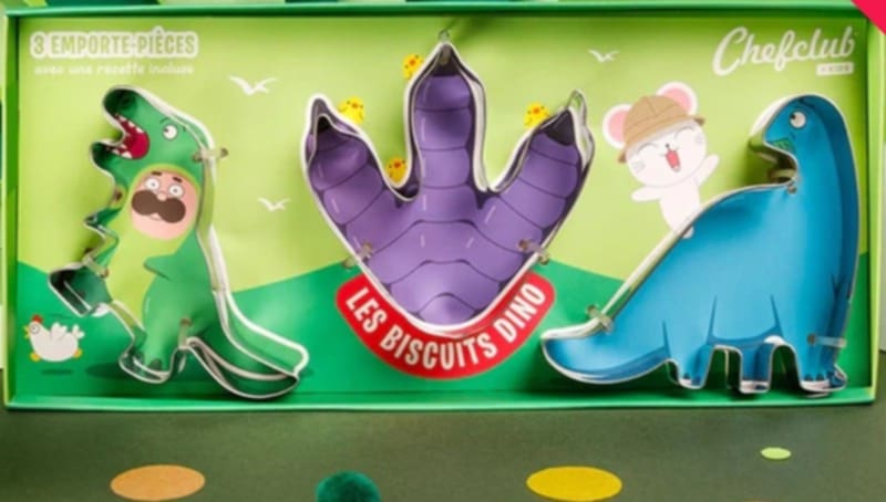 Emporte pièce biscuits dino