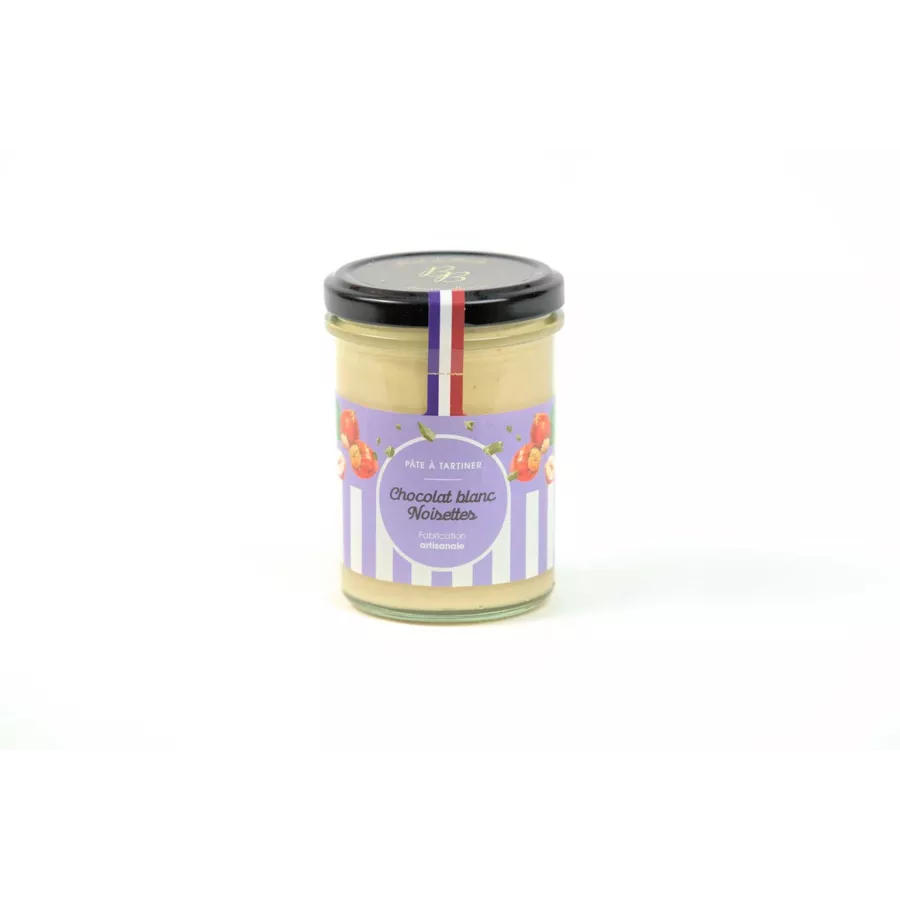 Pâte a tartiner chocolat blanc noisette 220gr