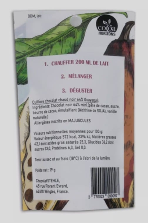 Cuillères chocolat