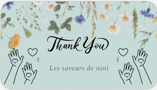 Carte cadeau Merci