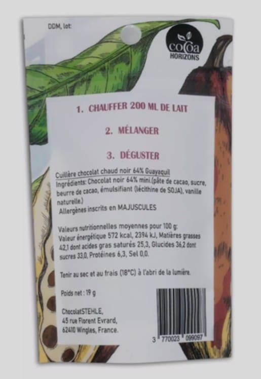 Cuillères chocolat