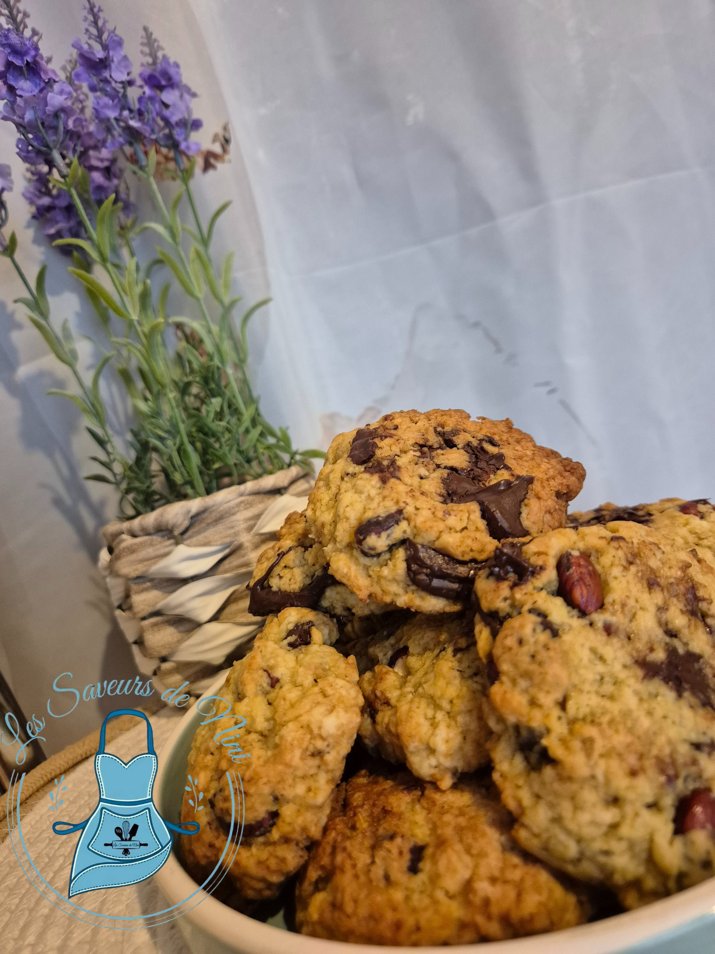 Cookies healthy chocolat-noisettes